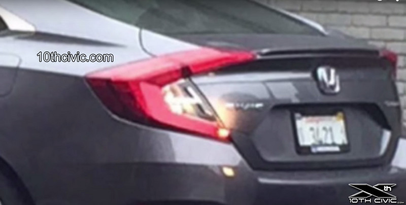 2016 Honda Civic Sedan Spied